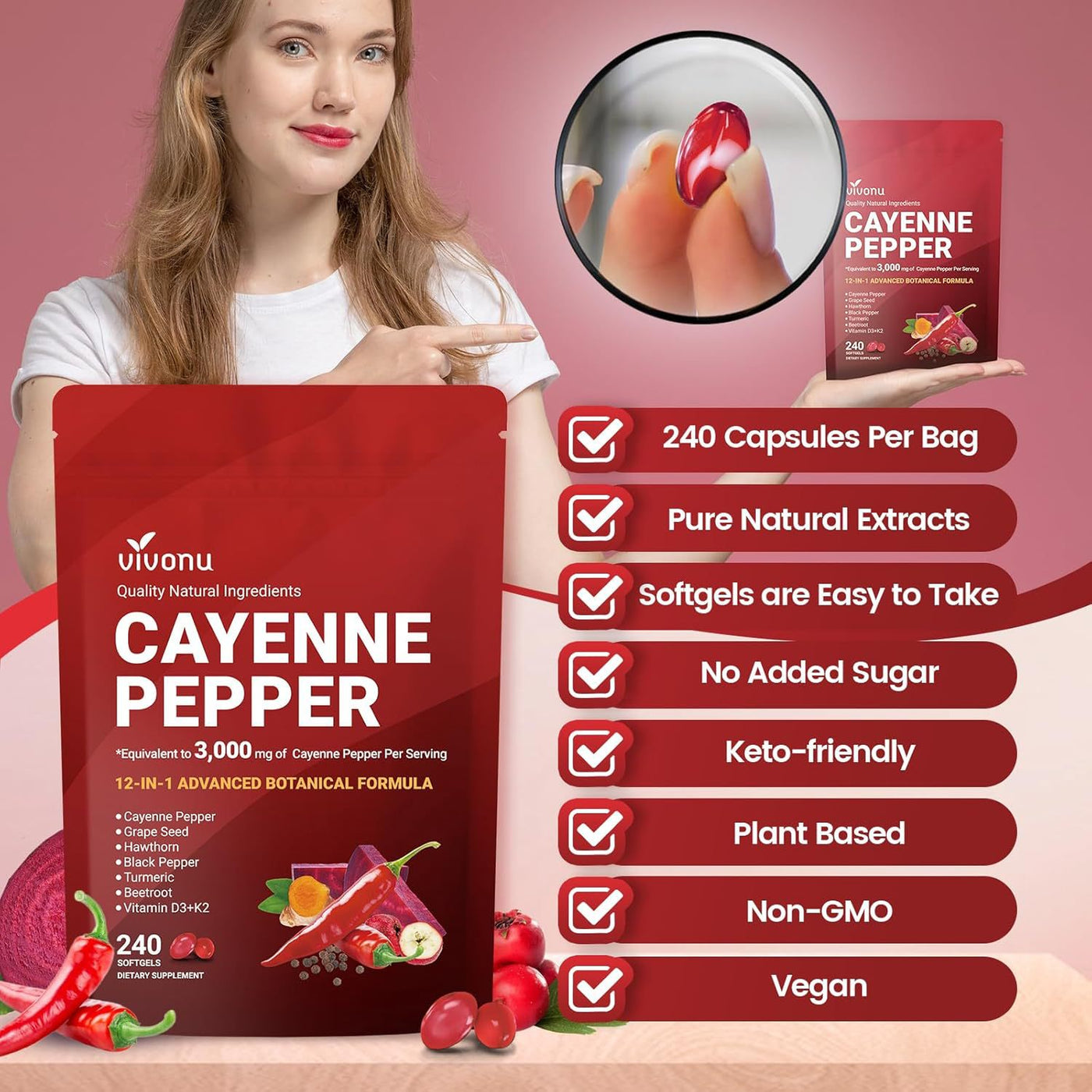 Cayenne Botanical Formula 12-in-1